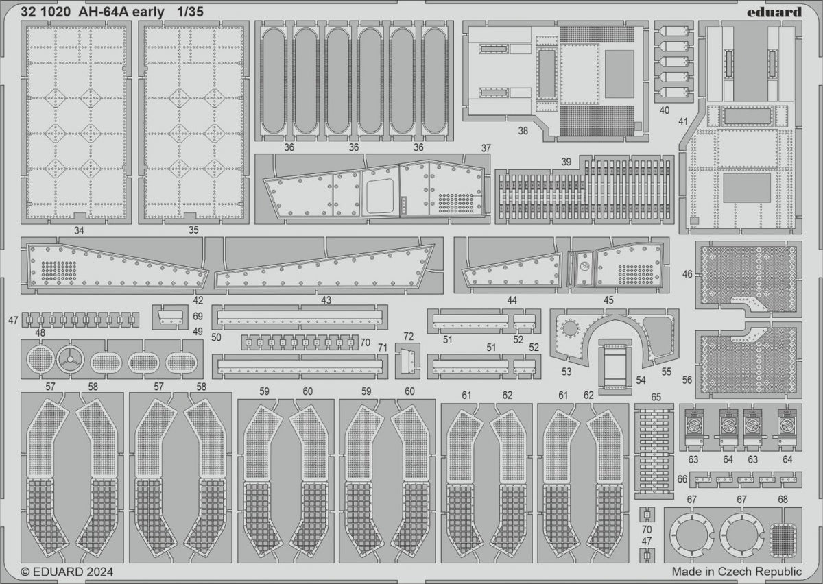 Eduard 321020 AH-64A TRUMPETER (première version) 1/35