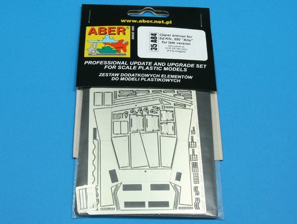 Aber 35A084 Upper armor for Sd.Kfz. 250 Alte (For late version) (1/35) – image 3