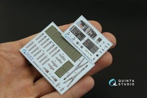 Quinta Studio QD48286 UH-1C 3D-Printed &amp;amp; coloured Interior on decal paper (HobbyBoss) 1/48 – immagine 4