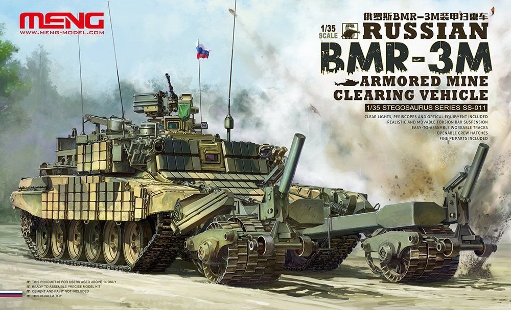 MENG MODEL SS-011 Véhicule blindé de déminage russe BMR-3M (1/35)