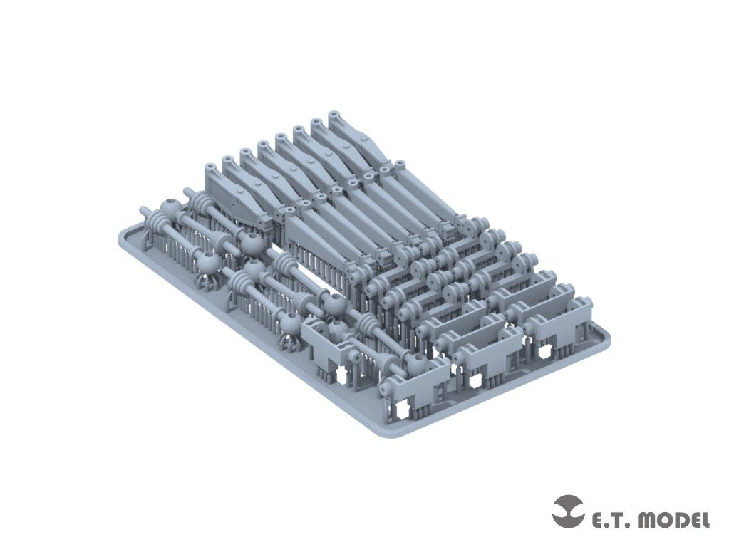 E.T. Model P35-111 WWII German Sd.Kfz.234 workable suspension ( 3D Printed ) For DRAGON Kit 1/35 – Bild 3