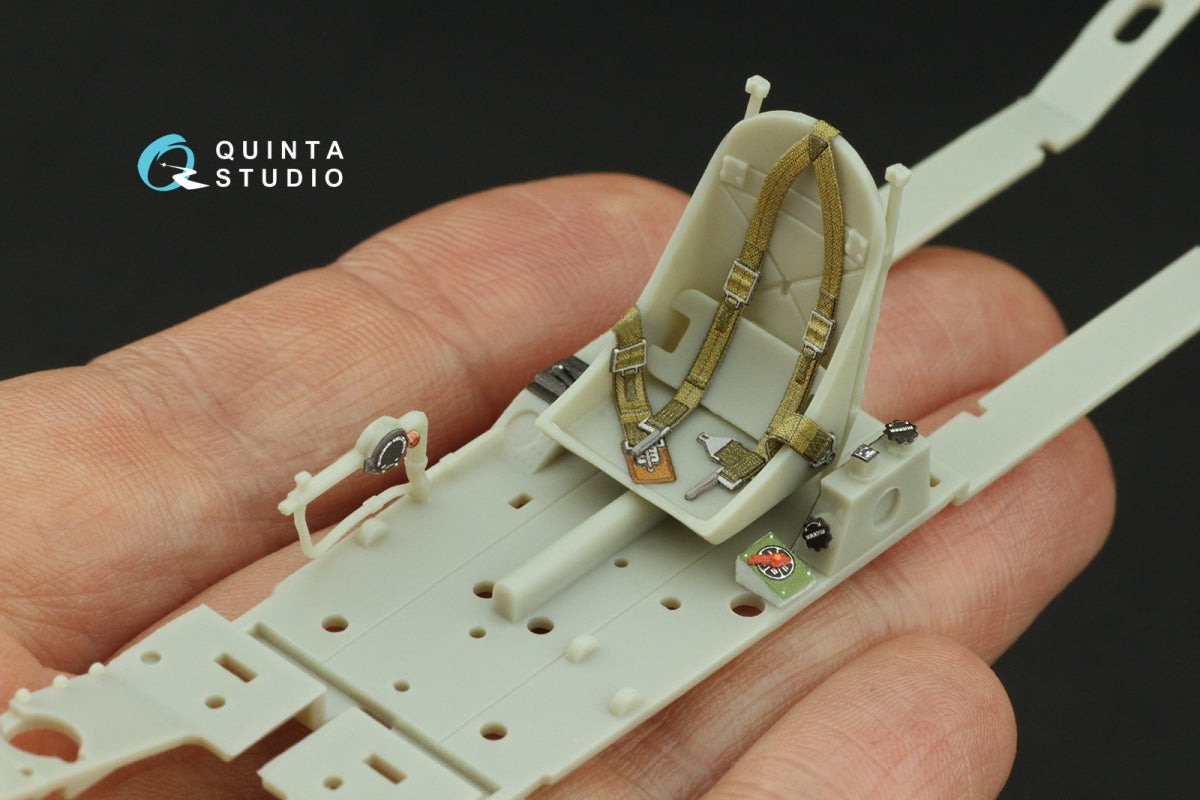 Quinta Studio QD32216 P-39Q/N Airacobra 3D-Printed coloured Interior on decal paper (KittyHawk) 1/32 – Bild 7