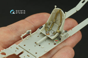 Quinta Studio QD32216 P-39Q/N Airacobra 3D-Printed coloured Interior on decal paper (KittyHawk) 1/32 – Bild 7