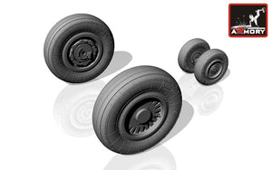 Armory Models AW72021 Mikoyan MiG-25 Foxbat wheels 1/72 – immagine 2