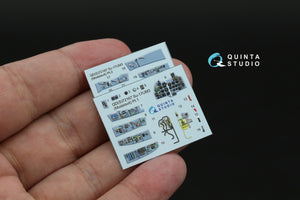 Quinta Studio QDS-72167 Su-17UM3 3D-Printed &amp;amp; coloured Interior on decal paper (Modelsvit) (small version) 1/72 – imagen 5