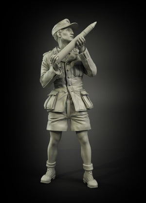 Panzer Art FI35-096 DAK tanker chargeant des munitions n° 1 1/35