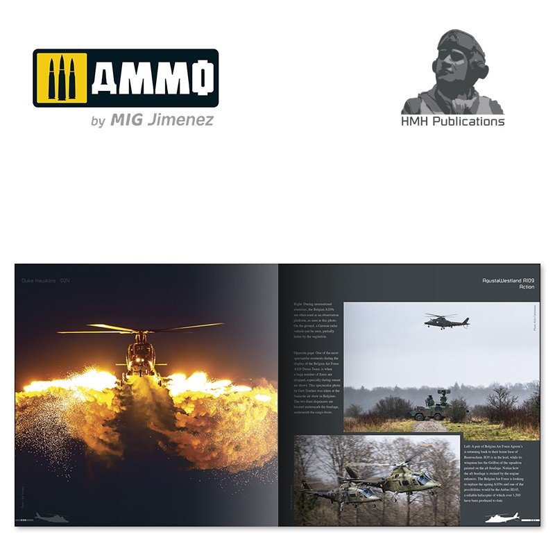 HMH Publications DH-024 Agusta Westland A109 &amp;amp; the Belgian Air Force A109 Display Team ( English version ) – Bild 6