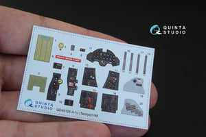 Quinta Studio QD48124 A-1J 3D-Printed &amp;amp; coloured Interior on decal paper (for Tamiya kit) 1/48 – immagine 4