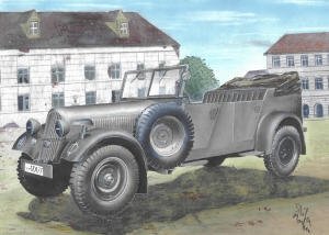 Attack 72813 Skoda typ 952 Kubelwagen 1/72