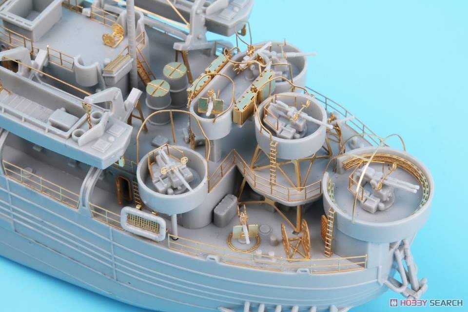 AFV Club AG35050 Photo-Etched Conversion Kit for US Navy Type 2 LSTs LST-1 Class Landing Ship 1/350 – immagine 2