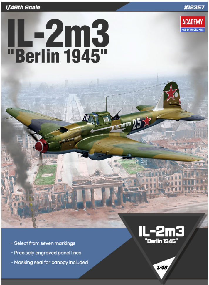 Academy 12357 Il-2m3 Berlin 1945 1/48 – Bild 3