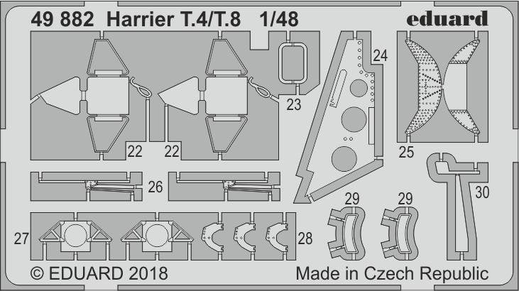 Eduard 49882 Harrier T.4/ T.8 KINETIC MODEL 1/48 – Bild 2