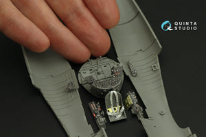 Quinta Studio QD48367 F4U-1A 3D-Printed &amp;amp; coloured Interior on decal paper (Magic Factory) 1/48 – immagine 6