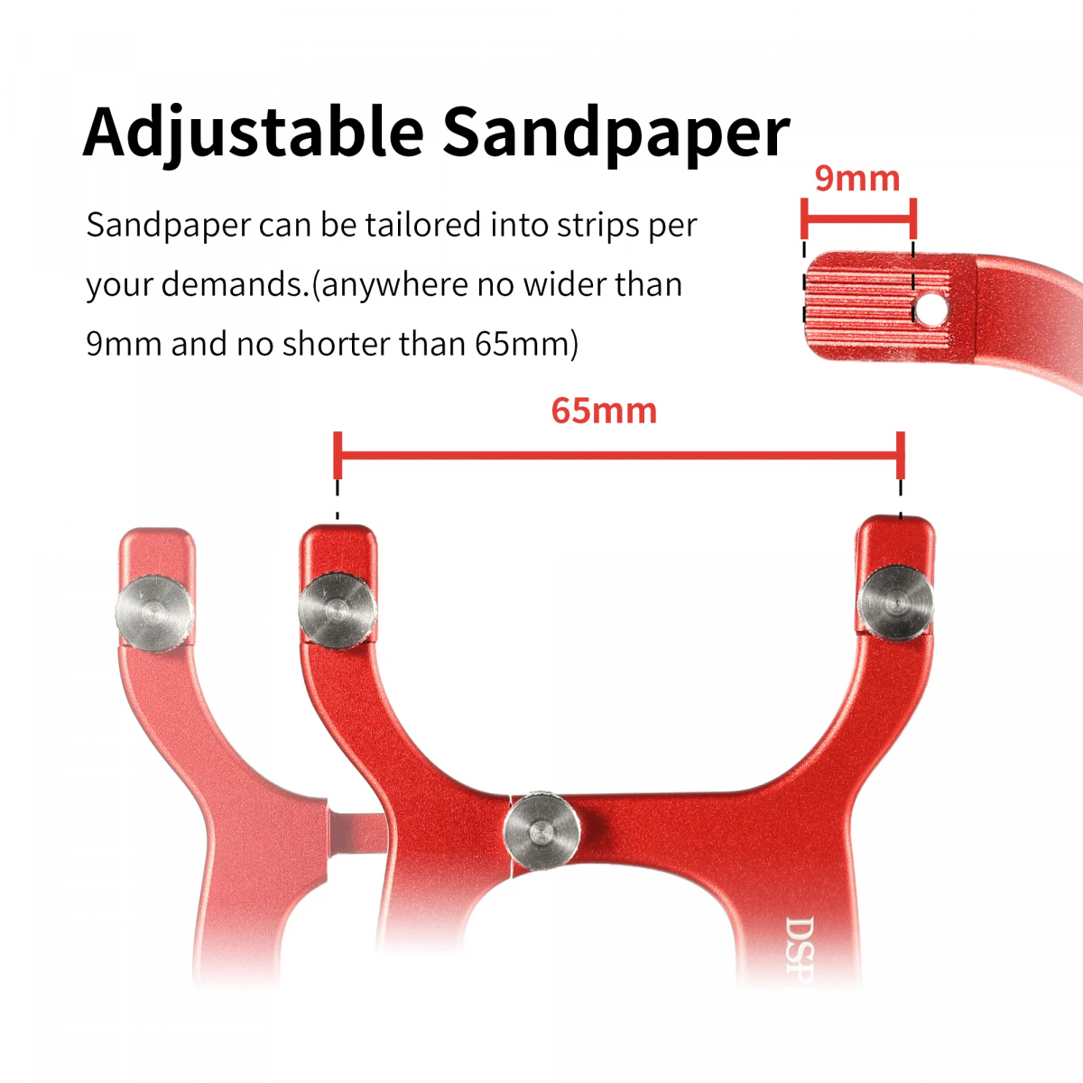 DSPIAE AT-CSS Cylindrical Surface Sander / Uchwyt na papier ścierny – Bild 2