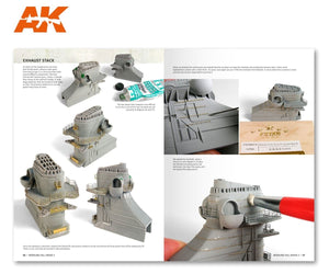AK Interactive AK249 MODELLING FULL AHEAD 3: BISMARK &amp;amp; TIRPITZ (English) – immagine 2