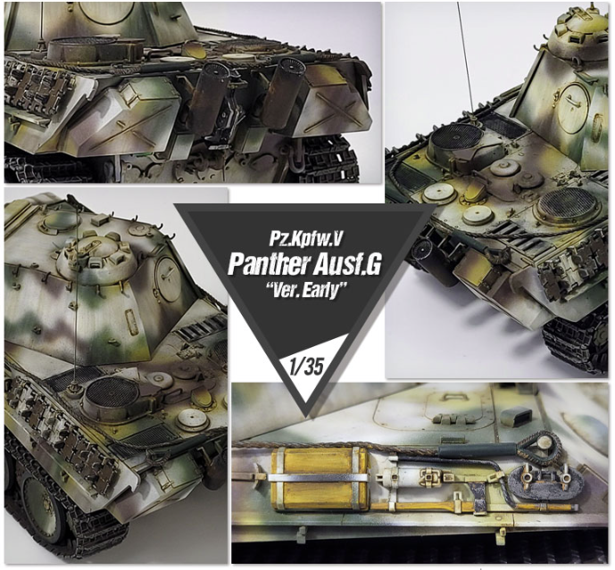 Maquette Academy 13529 Pz.Kpfw.V Panther Ausf.G Ver.Early 1/35 – image 3