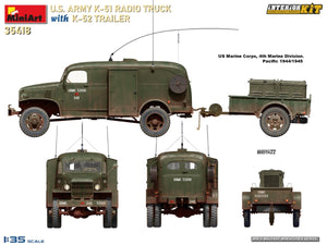 MiniArt 35418 US ARMY K-51 RADIO TRUCK WITH K-52 TRAILER. INTERIOR KIT 1/35 – image 16