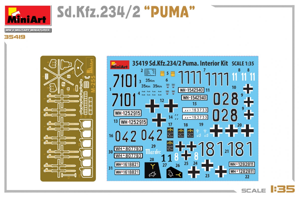 MiniArt 35419 SD.KFZ.234/2 PUMA 1/35 – Bild 2