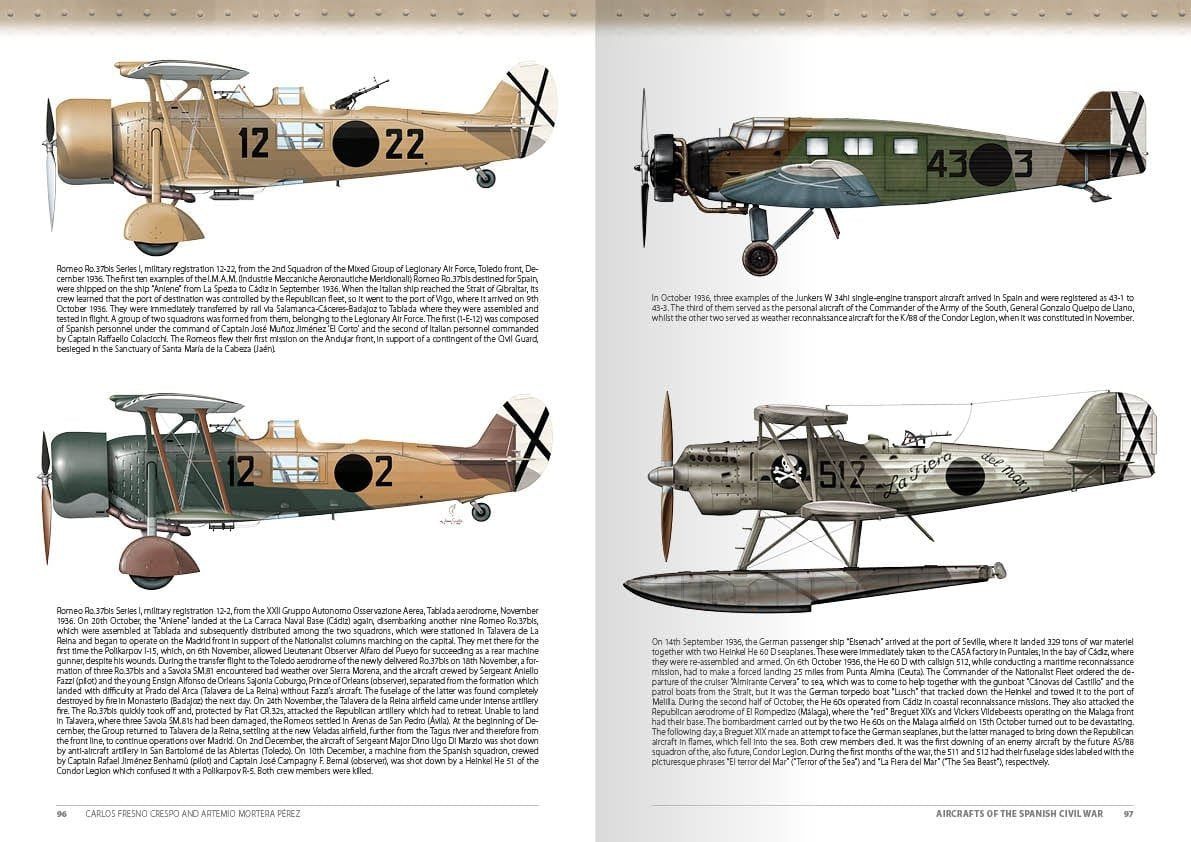 502 Abteilung ABT713 AIRCRAFT OF THE SPANISH CIVIL WAR 1936-1939 – zdjęcie 2