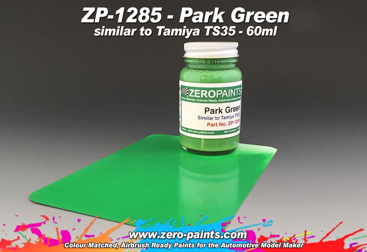 Peinture Zero Paints ZP-1285 Vert Parc - Similaire à TS35 60 ml