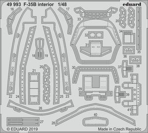 Eduard 49993 F-35B interior 1/48 KITTY HAWK – image 2