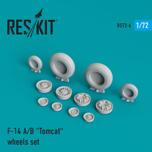 RESKIT RS72-0006 F-14 (A,B) &amp;quot;TOMCAT&amp;quot; WHEELS SET 1/72