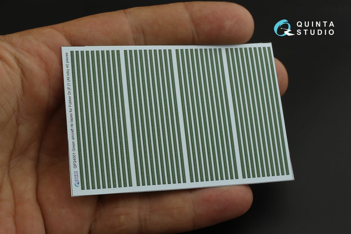 Quinta Studio QP24001 Green rib tapes Fokker Dr.I (All kits) 1/24 – Bild 6