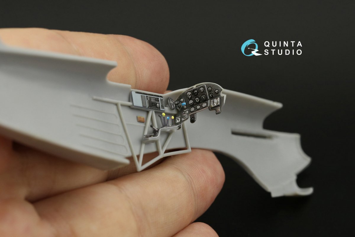 Quinta Studio QD48299 Yak-9T/DD 3D-Printed &amp;amp; coloured Interior on decal paper (Modelsvit) 1/48 – zdjęcie 7