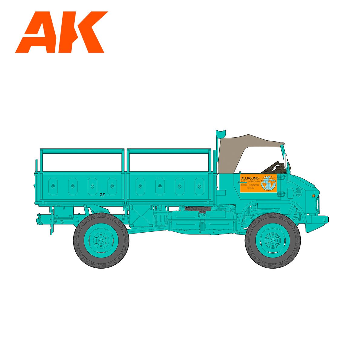 AK Interactive AK35505 UNIMOG S 404 EUROPE &amp;amp; AFRICA 1/35 – immagine 8