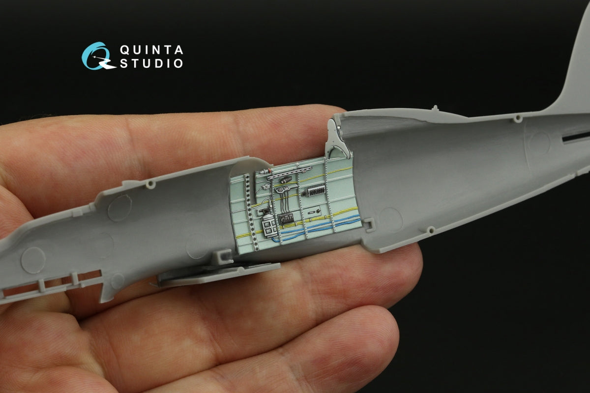 Quinta Studio QD48389 Macchi C.202 Folgore Early 3D-Printed &amp;amp; coloured Interior on decal paper (Hasegawa/Eduard) 1/48 – immagine 11
