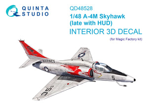 Quinta Studio QD48528 A-4M late 3D-Printed &amp;amp; coloured Interior on decal paper (Magic Factory) 1/48