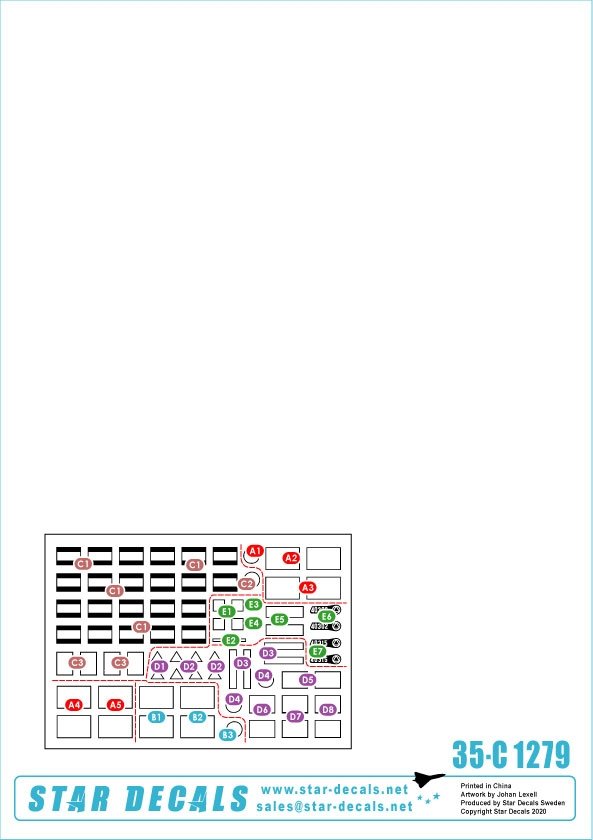 Star Decals 35-C1279 Lebanese Tanks &amp;amp; AFVs 9 1/35 – Bild 2