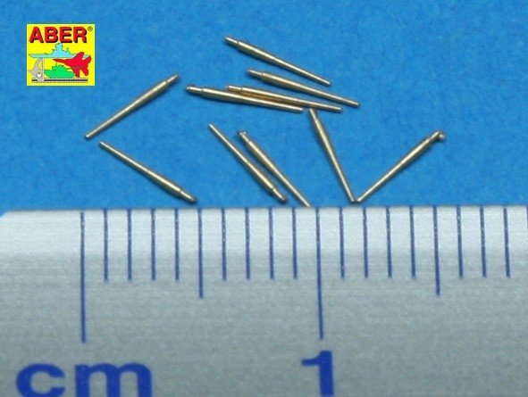 Aber 1/700L-20 Set of 10pcs 120 mm barrels for Royal Navy ships 1/700 – immagine 2