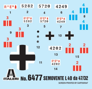 Italeri 6477 Semovente L40 da 47/32 1/35 – Bild 3