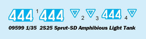Trumpeter 09599 2S25 Sprut-SD Amphibious Light Tank 1/35 – immagine 5