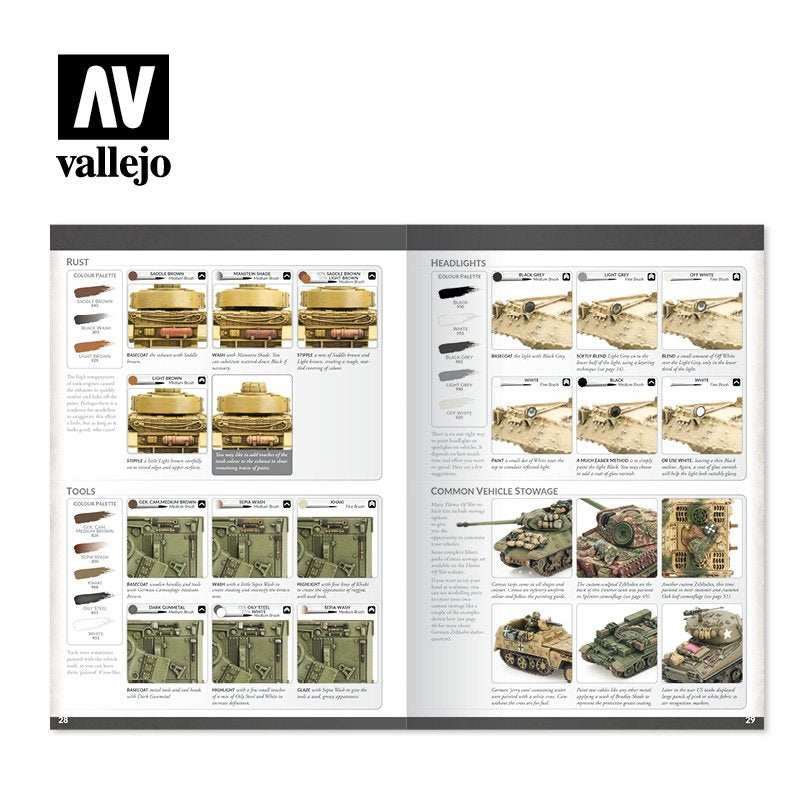 Vallejo 75013 Colours of War - Painting WWII &amp;amp; WWIII miniatures EN – immagine 2