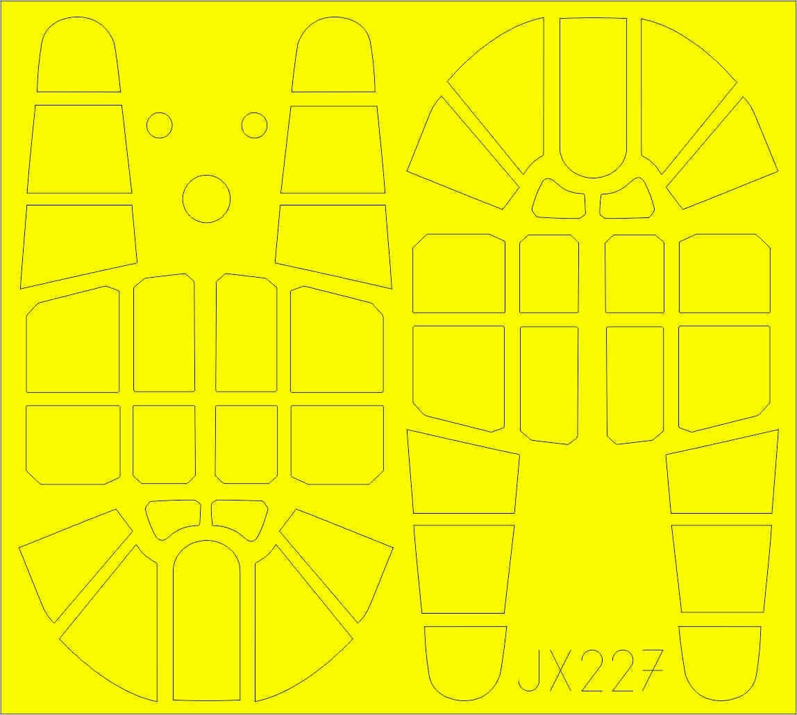 Eduard JX227 P-40F TFace 1/32 TRUMPETER