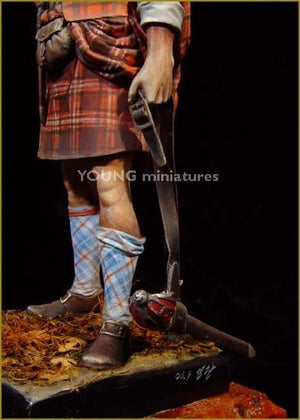Young Miniatures YH9004 Highland Clansman 1746 90mm – imagen 4