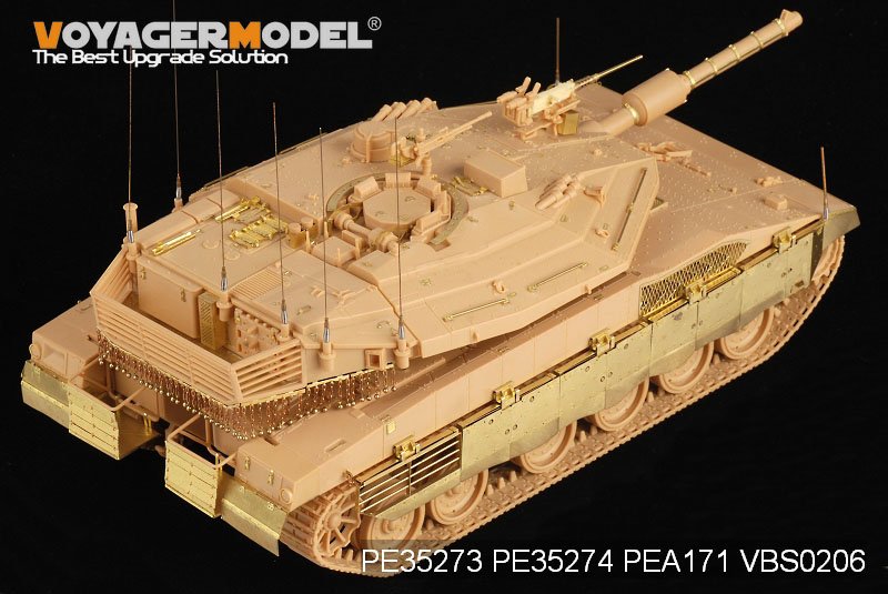 Voyager Model PE35274 Modern Merkava Mk.IV MBT Side Skirts (For ACADEMY 13213) 1/35 – imagen 4
