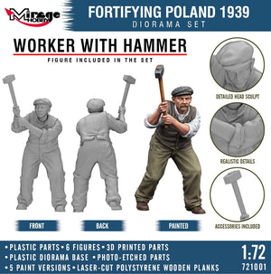 Mirage 721001 Fortifying Poland 1939 - Diorama Set 1/72 – image 10