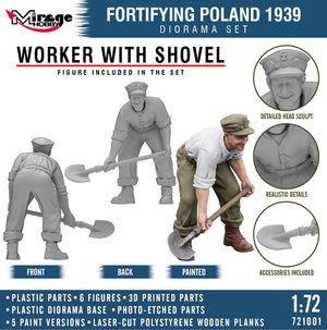 Mirage 721001 Fortifying Poland 1939 - Diorama Set 1/72 – image 12