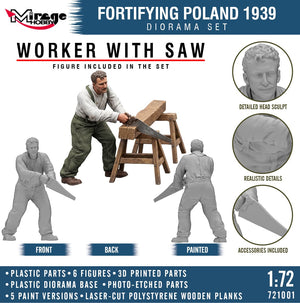 Mirage 721001 Fortifying Poland 1939 - Diorama Set 1/72 – image 9