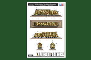 Hobby Boss 82922 German Panzerlok BR57 Armoured Locomotive 1//72 – immagine 2