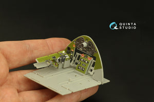 Quinta Studio QD32189 F6F-3E/N Hellcat 3D-Printed coloured Interior on decal paper (Trumpeter) 1/32 – immagine 10