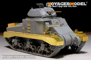 Voyager Model PE35843 WWII British Grant Medium Tank basic For TAKOM 2086 1/35 – immagine 6
