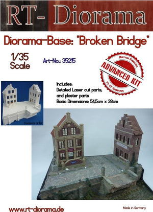 RT-Diorama 35215 Diorama-Base:&amp;quot;Broken Bridge&amp;quot; 1/35