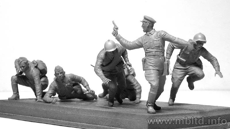 Master Box 3563 Counterattack Soviet infantry, summer 1941 1/35 – immagine 4