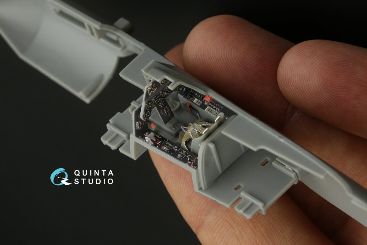Quinta Studio QD48296 FW 190D-9 3D-Printed &amp;amp; coloured Interior on decal paper (HobbyBoss) 1/48 – imagen 8