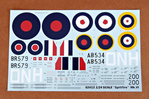 Trumpeter 02413 Spitfire MK.VI 1/24 – immagine 4