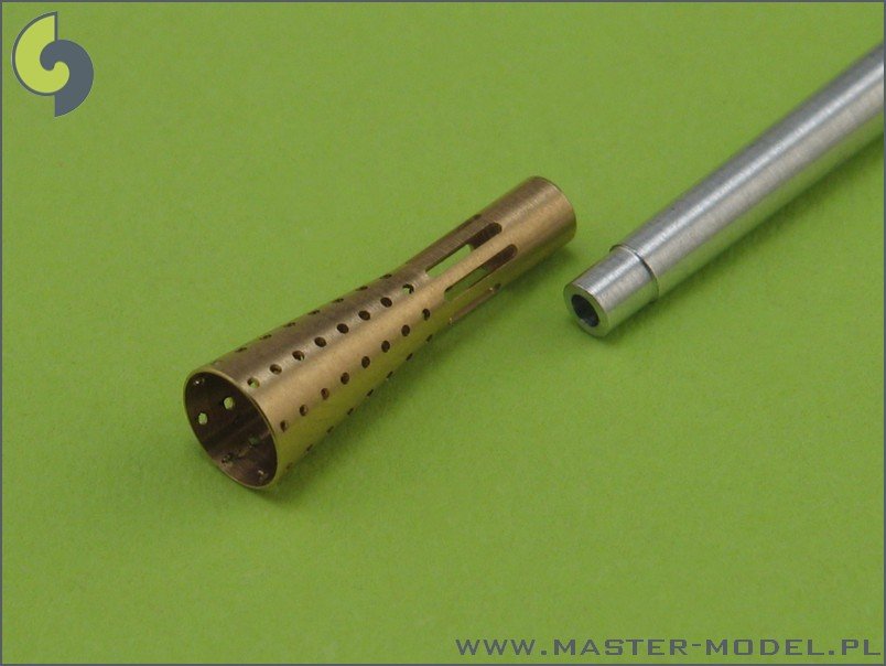 Master AM-32-014 German aircraft cannon 3,7cm Flak 18 gun barrels (2pcs) 1/32 – immagine 4